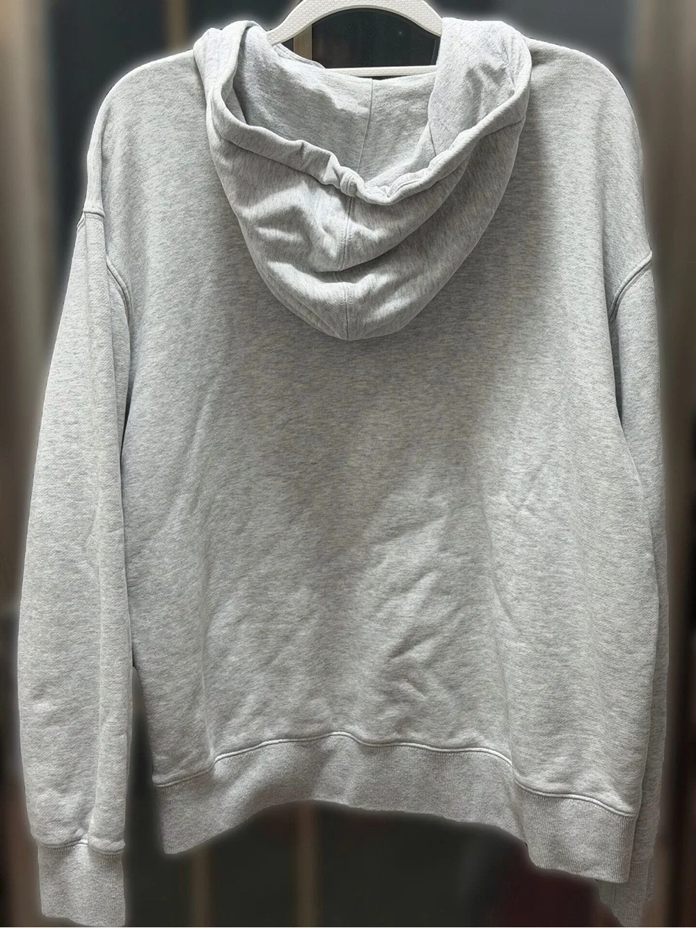 adidas Light Gray Hoodie with Blue AAC Appliqué